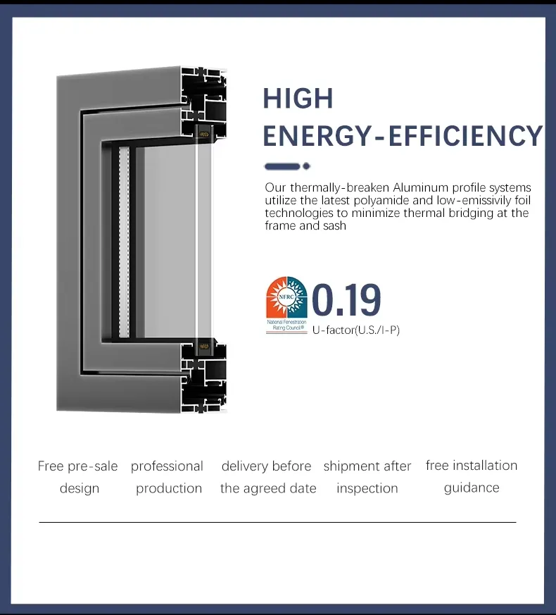 Puente roto Ventanas de aluminio, ventanas insonorizadas, buen sellado 5