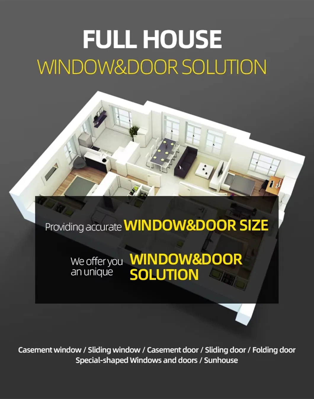 Ventanas de aluminio térmico con casilla ventanas de vidrio templado de doble acristalamiento 4