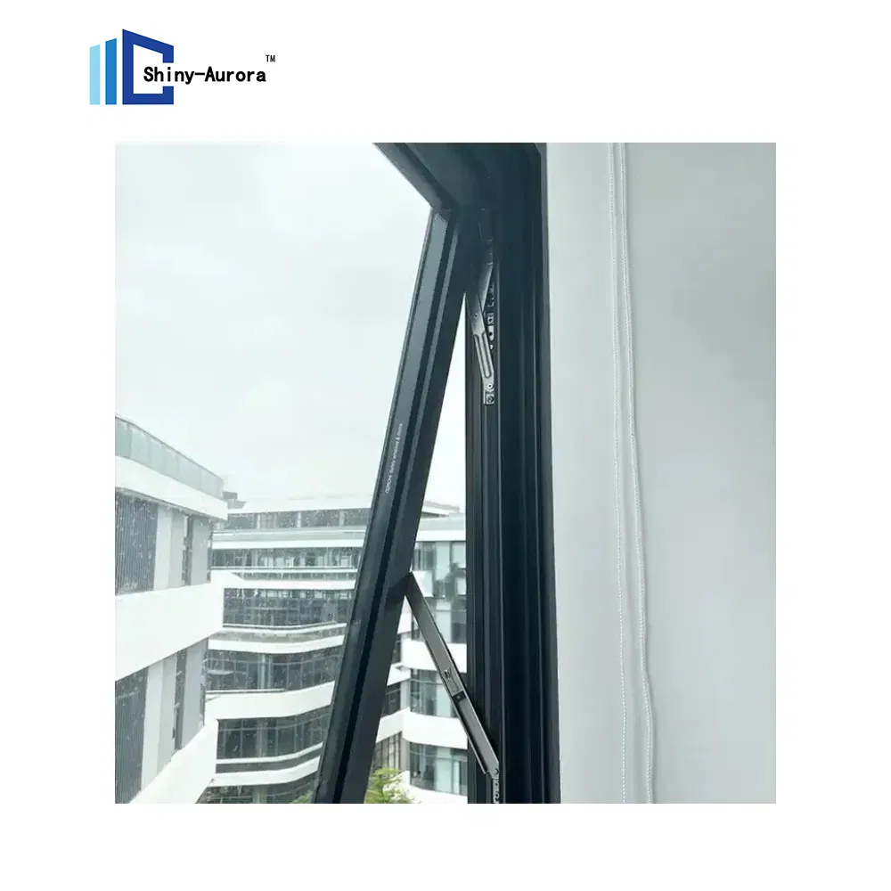 Ventanas de aluminio moderno Casa residencial Ventanas a prueba de agua 2