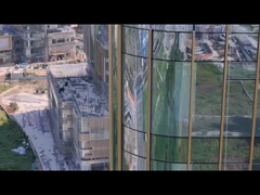 6063-T5 Producto de aluminio Pared cortina de vidrio de marco oculto para materiales de construcción de ahorro de energía