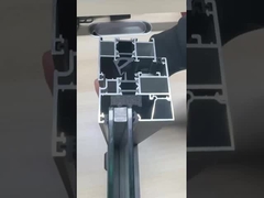 Sala de sol resistente y ligera con piso de azulejos personalizado Sala de sol con puerta corredera