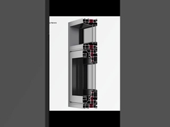 Pared de cortina de ventanas comerciales de forma rectangular Pared de cortina insonorizada