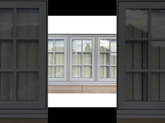 Pared de cortina unificada resistente a los rayos UV, pared de cortina de cristal aislante del sonido de 6 mm