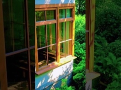 Color de la pared cortina de vidrio de construcción personalizada, Pared cortina de sistema unificado