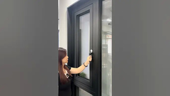 Ventana abatible multifunción 5 - Apertura interior y exterior de una hoja #ventana #ventanasabatibles