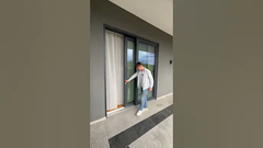 ¡Puerta corredera de patio europea!