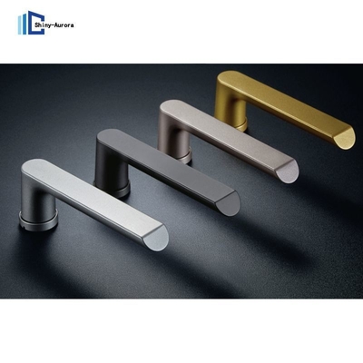 Manillas de ventanas de metal moderno, Manillas de puertas de aluminio