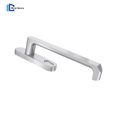 Puerta Blanco Negro Puerta de la ventana de la manija de aluminio Ventana y puertas