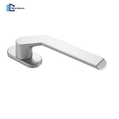 Elegante manija de puerta y ventana Material de aleación de aluminio personalizado Blanco Negro