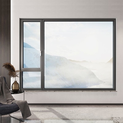 A prueba de insectos Aluminio Casement Ventana aislamiento térmico Resistente a los impactos
