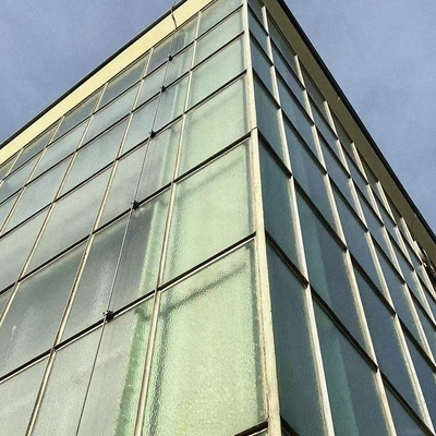 Sistema de pared de cortina de plano estándar de vidrio templado para arquitectura