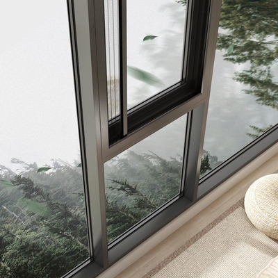 Puente roto Puertas y ventanas de aluminio, ventanas insonorizadas de aluminio moderno