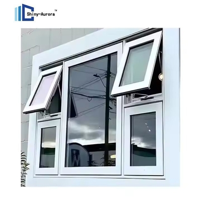 Ventanas de aluminio con apertura vertical, ventana de toldo comercial grande
