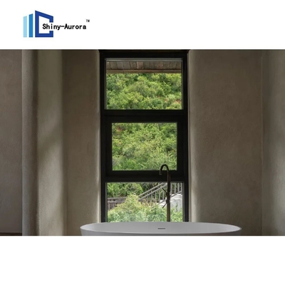 Ventana suspendida de aleación de aluminio, ventanas de toldo para balcón