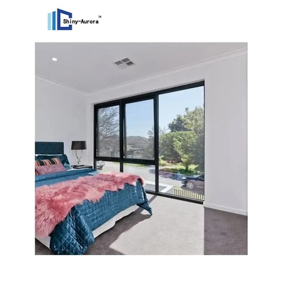 Ventana de aluminio de doble acristalamiento de vidrio templado
