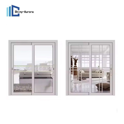 Puertas correderas de aluminio de alta gama impermeables para hoteles / familias