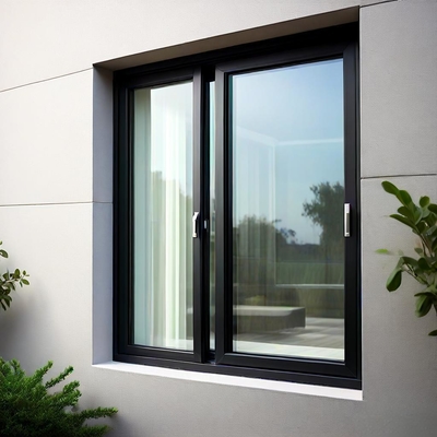 Ventana corredera de aluminio con aislamiento acústico personalizada para el hogar / oficina