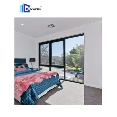 Tipo de toldo de revestimiento eléctrico Ventanas, ventana de baño de toldo de aluminio
