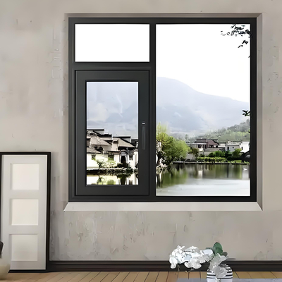 Presión del viento 2.5kpa Vitral unificado Cortina envuelta con material de aluminio