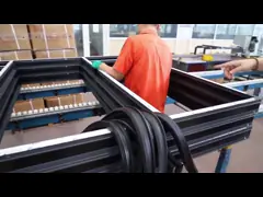 Puerta oscilante de vidrio de aluminio moderno a prueba de agua con buen sellado
